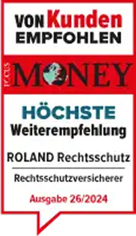 Hächste Weiterempfehlung - Rechtsschutzversicherer - Ausgabe 26/2024